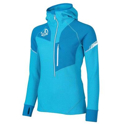 Capa Mujer Ternua Rapid Top W Azul con capucha