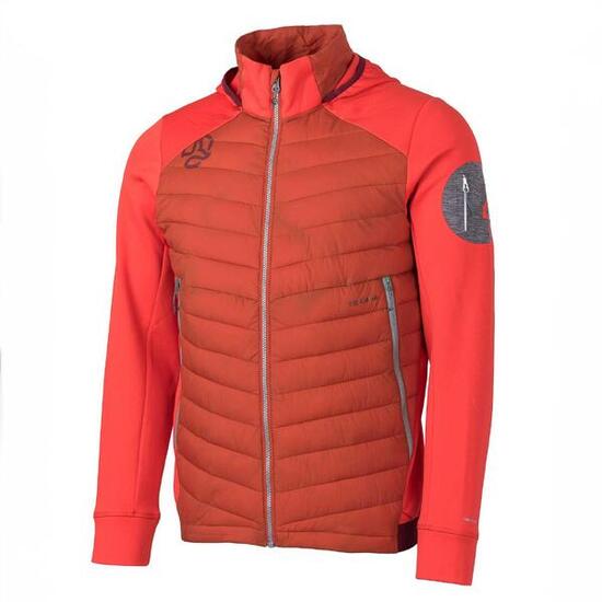Chaqueta Hombre Ternua Yukkon 2.0 Hybrid JKT M Naranja Warmshell