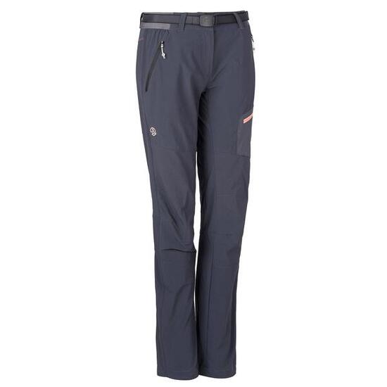 Pantalón Mujer Ternua Gundora Pt W Gris impermeable