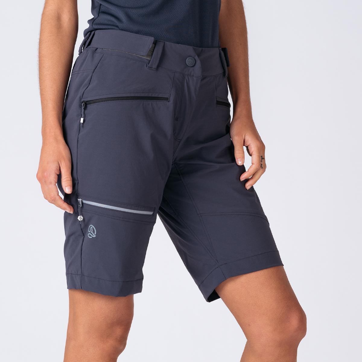 Pantalones Cortos Mujer Ternua Rotar Bmd W Gris impermeable 3/3