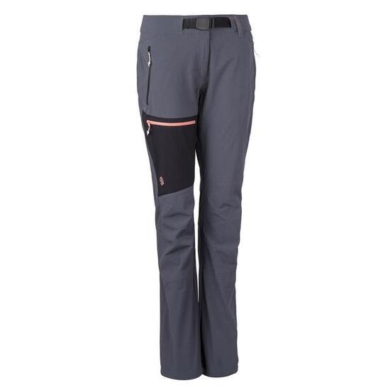 Pantalón Mujer Ternua Mikas Pt W Gris impermeable
