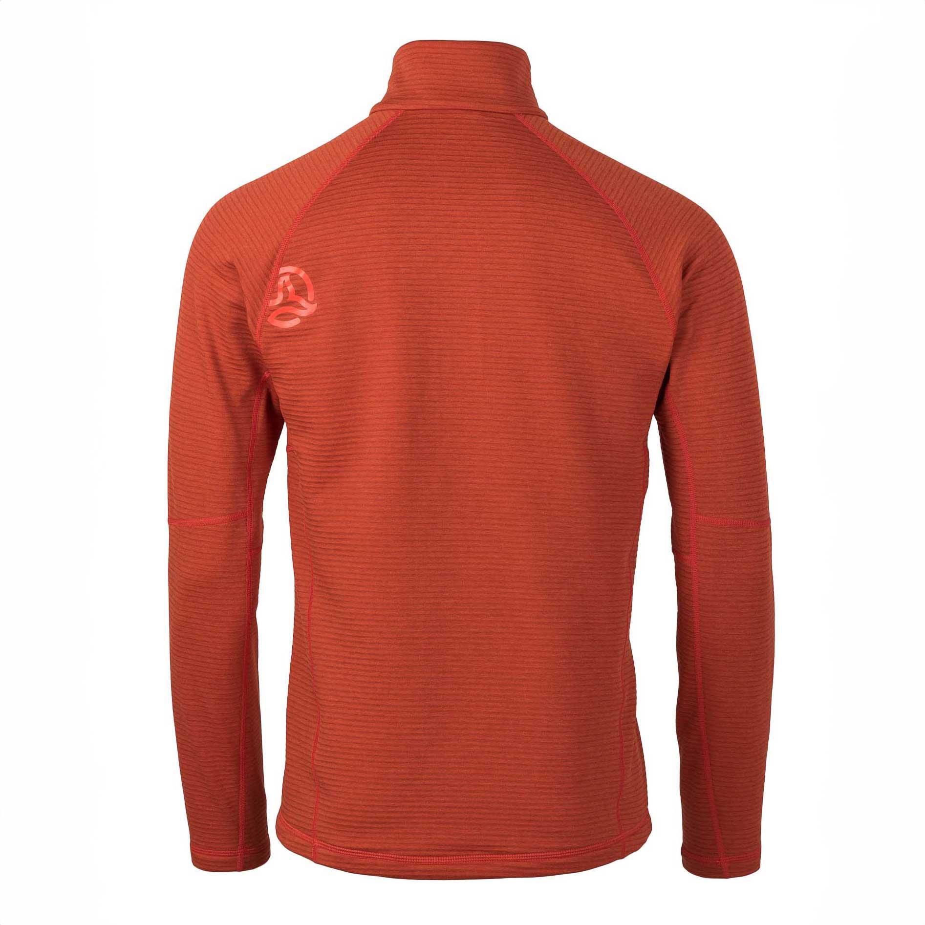 Camiseta Manga Larga Hombre Ternua Momhill 1/2 Zip M Naranja Dryshell 2/2