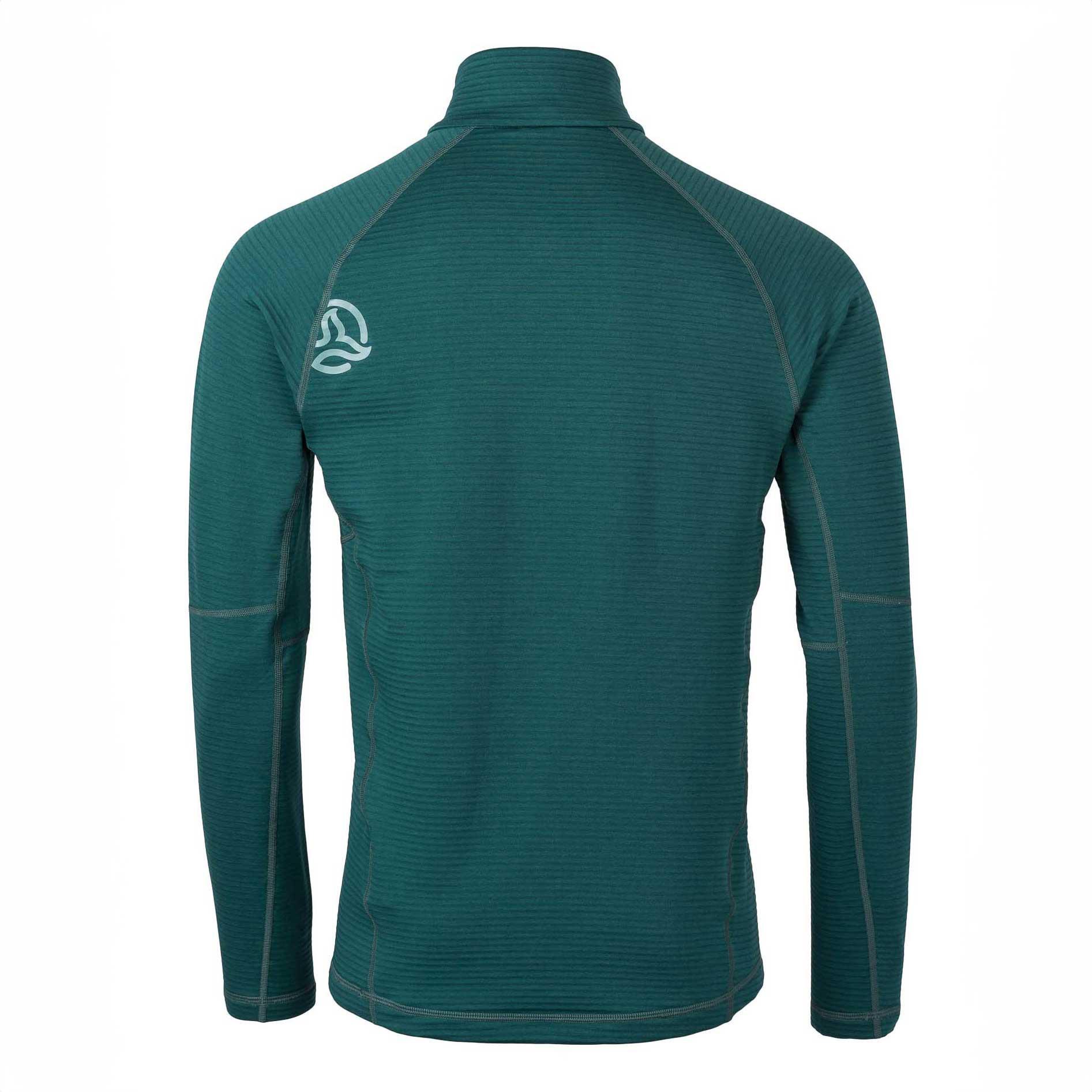 Camiseta Manga Larga Hombre Ternua Momhill 1/2 Zip M Verde Dryshell Micro-polar 2/2