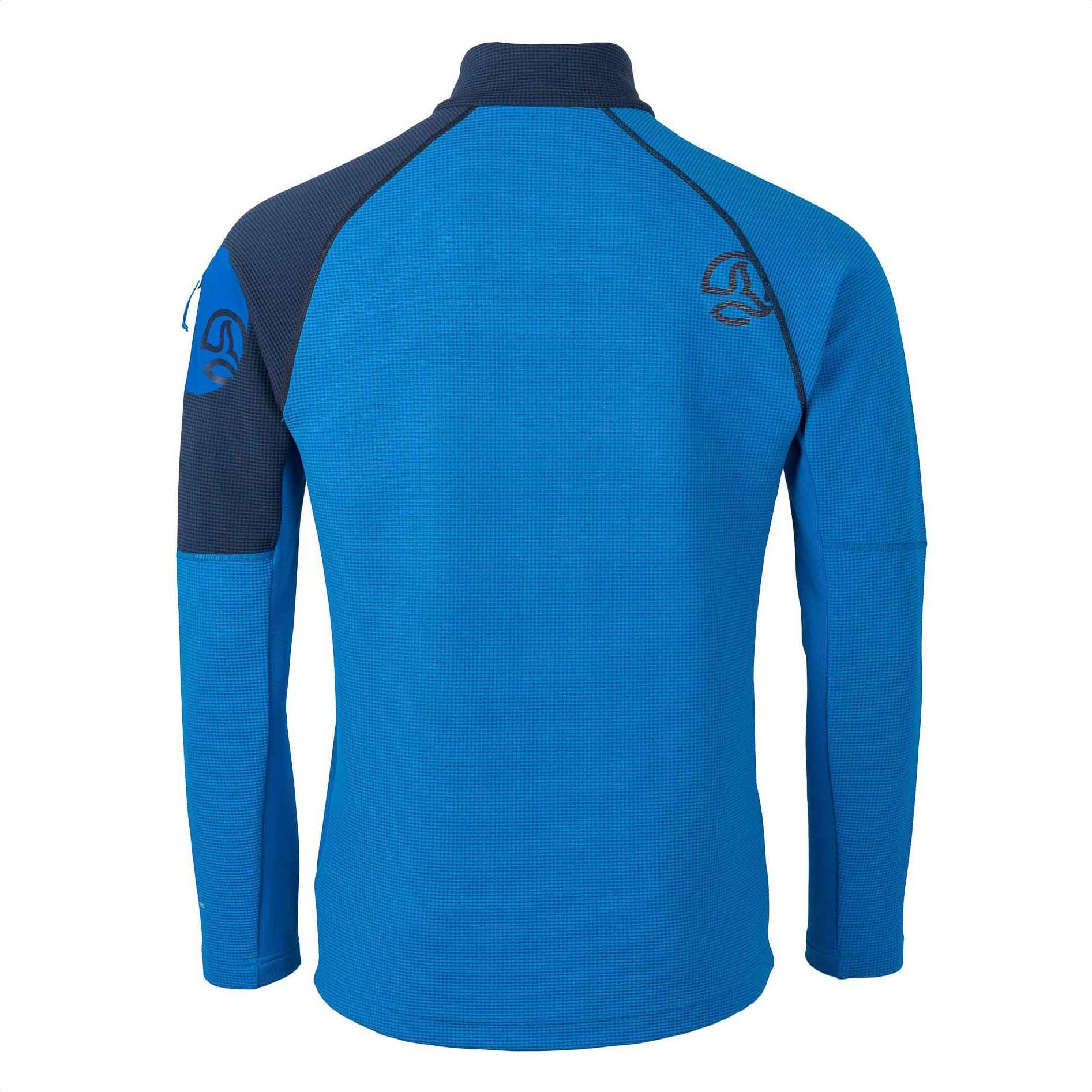 Camiseta Manga Larga Hombre Ternua Lemik 1/2  Zip M Azul Warmshell 2/2