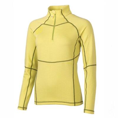 Camiseta Manga Larga Mujer Ternua Momhill 1/2 Zip W Azul Dryshell Micro-polar