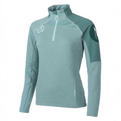 Camiseta Manga Larga Mujer Ternua LemikA 1/2 Zip W Azul Warmshell