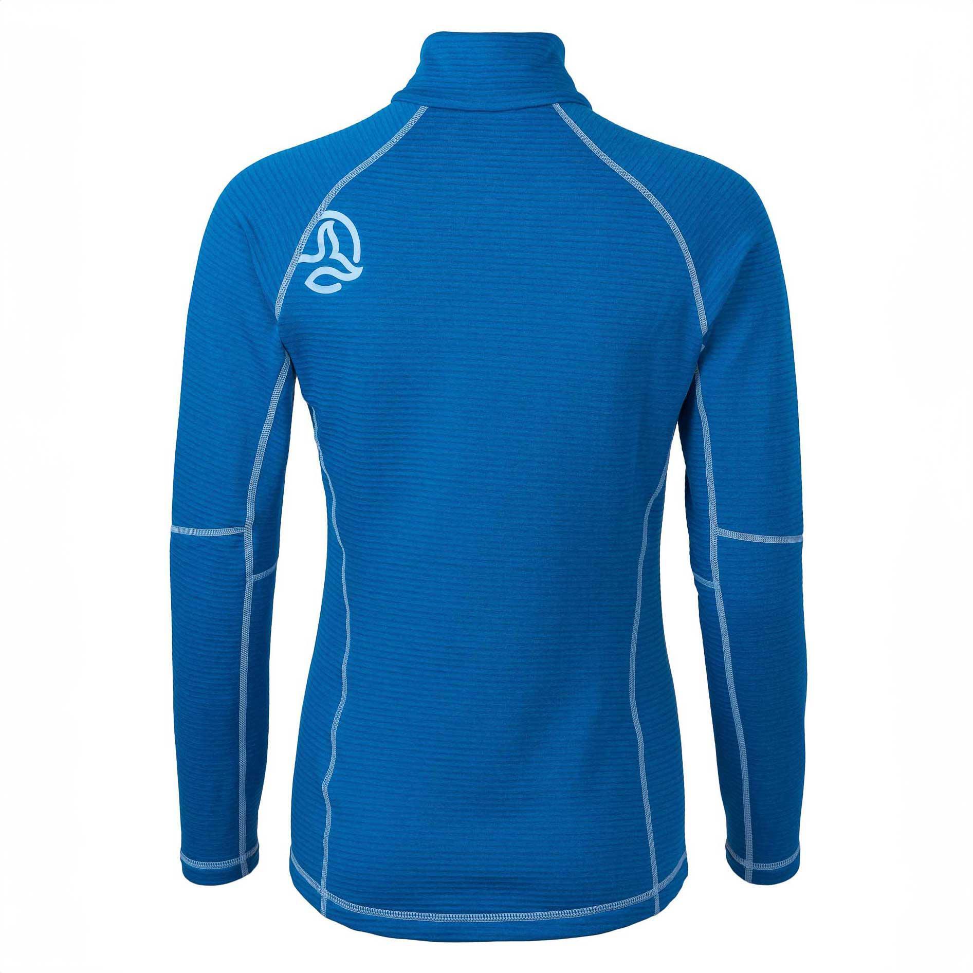 Camiseta Manga Larga Mujer Ternua Momhill 1/2 Zip W Azul Dryshell Micro-polar 2/2