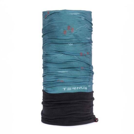 Cubre Cuello Niño Ternua Dane Azul Tejido Polartec