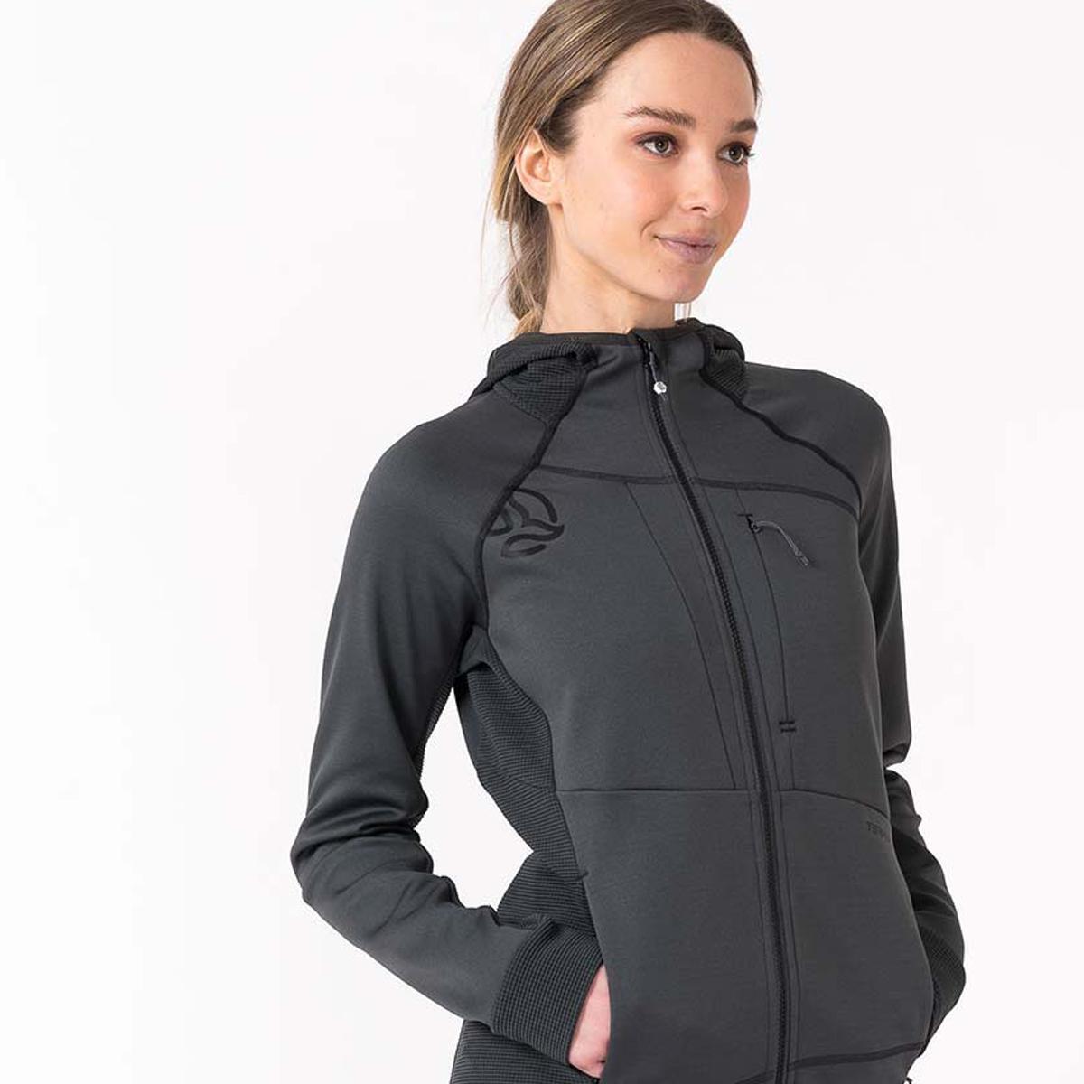 Chaqueta Mujer Ternua Sakket 2.0 Hood JKT W Gris DWR 4/4