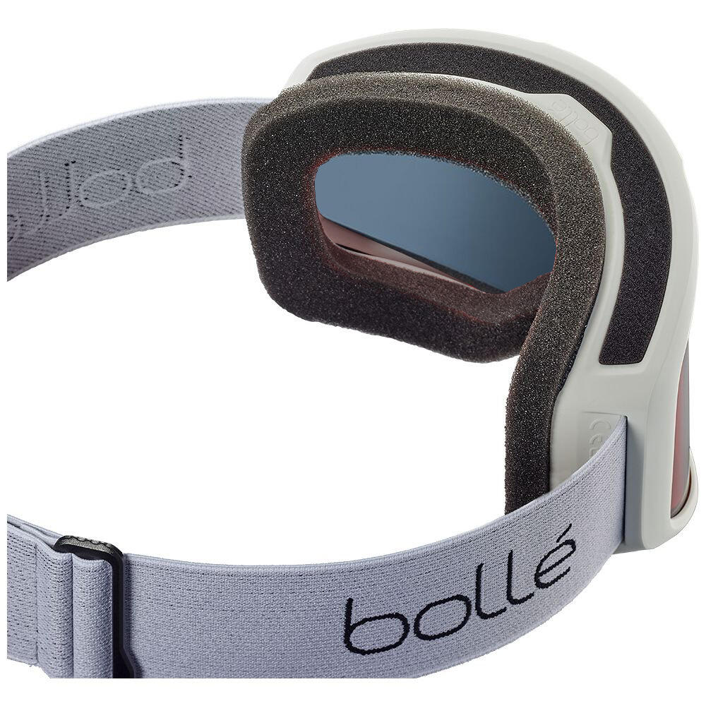 BEDROCK Unisex Snow Goggles - Matte White/Grey 2/3