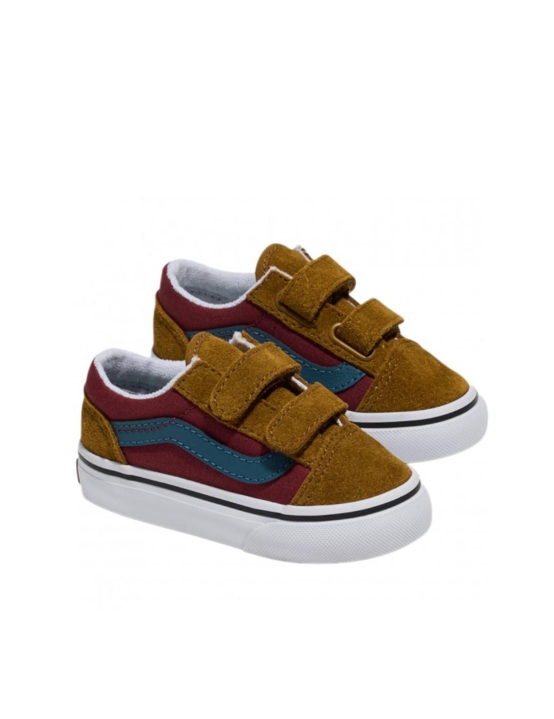 Sneakers pour garçon Vans Old Skool Marron 2/4