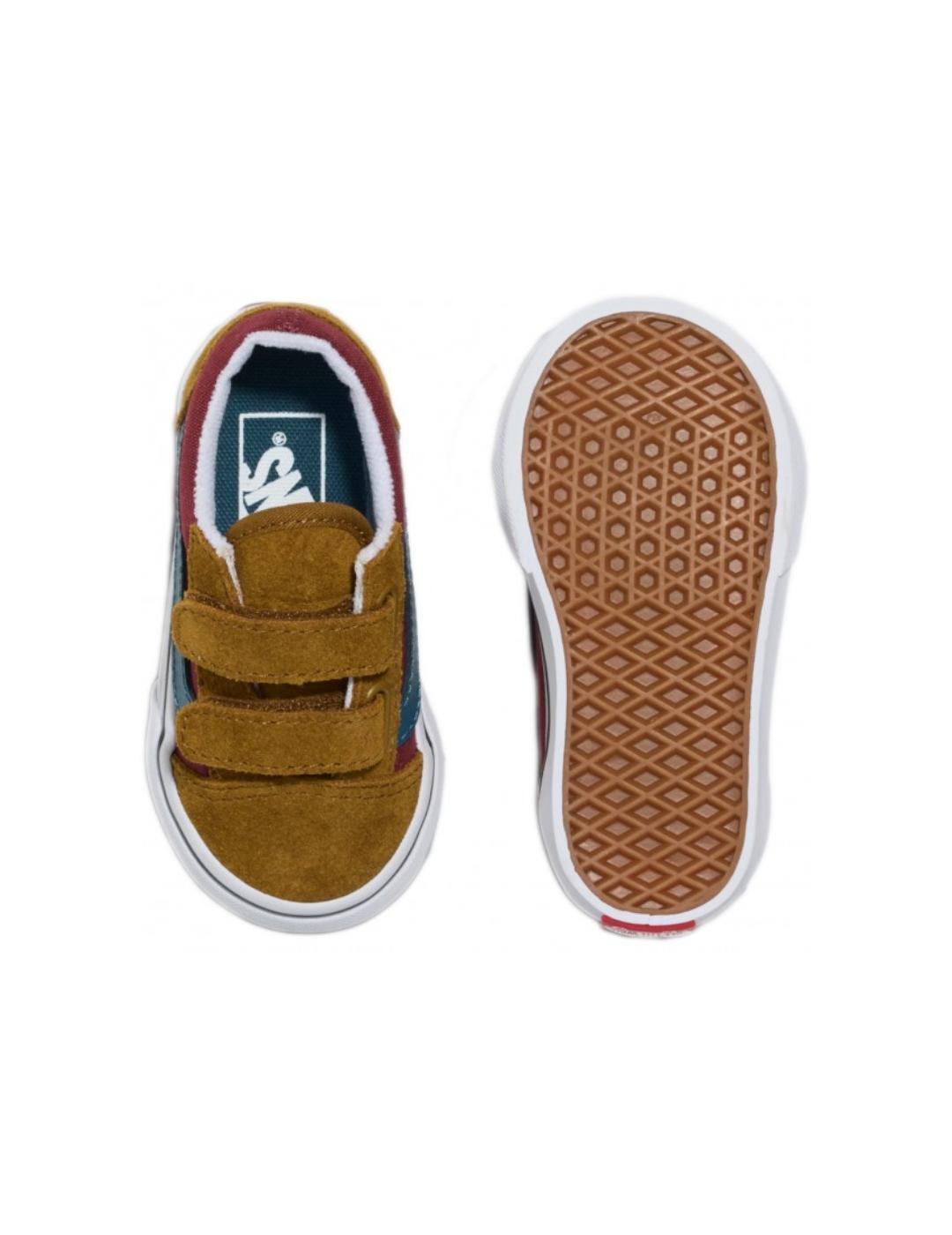 Sneakers pour garçon Vans Old Skool Marron 3/4