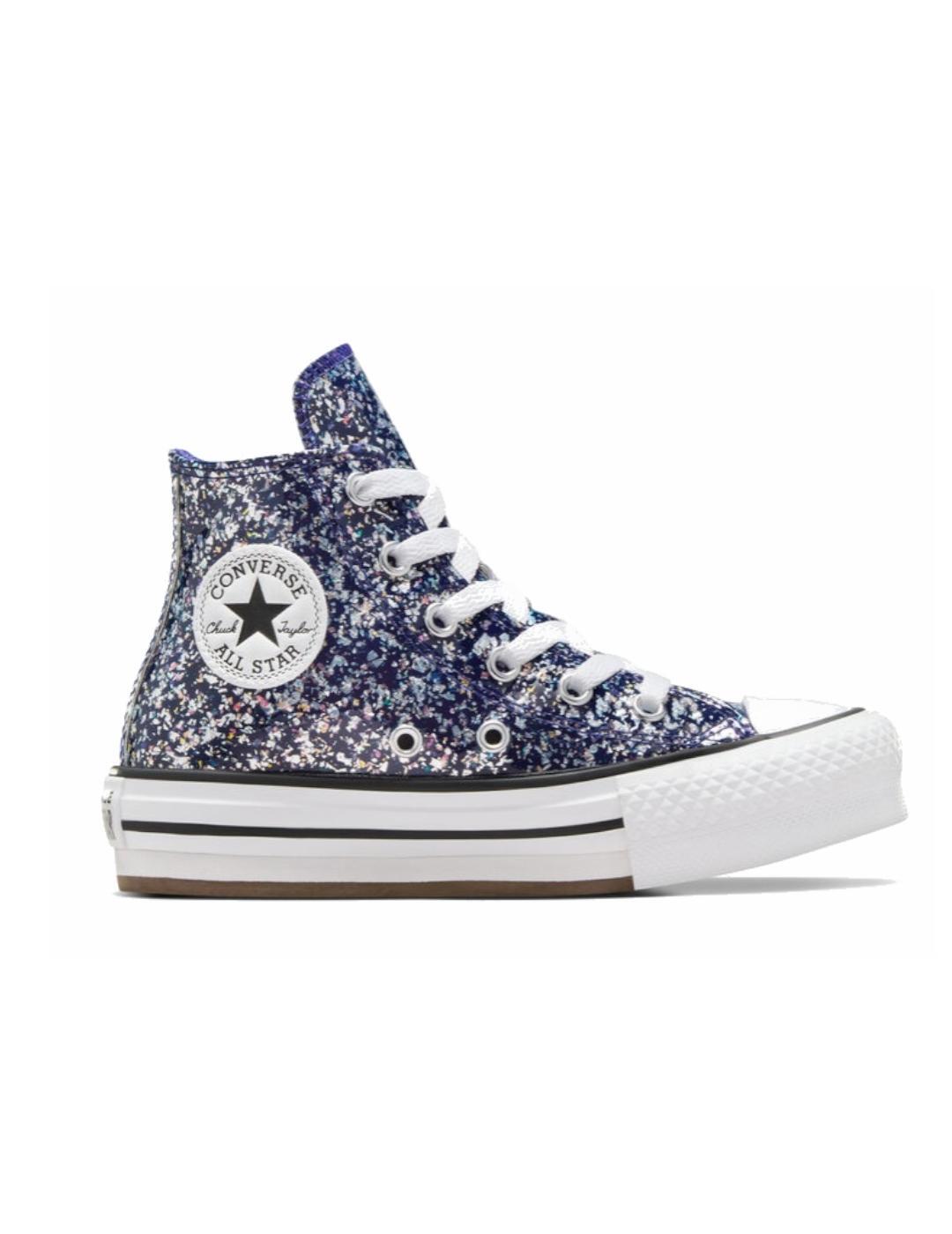 Chaussures de fille Converse Eva violettes 1/5