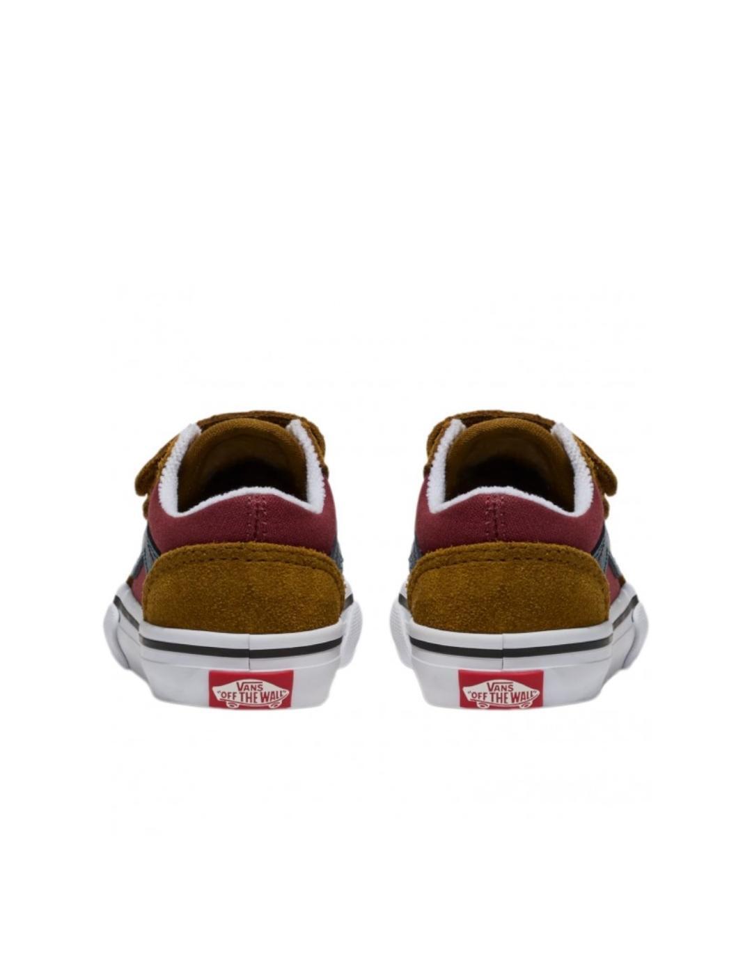 Sneakers pour garçon Vans Old Skool Marron 4/4