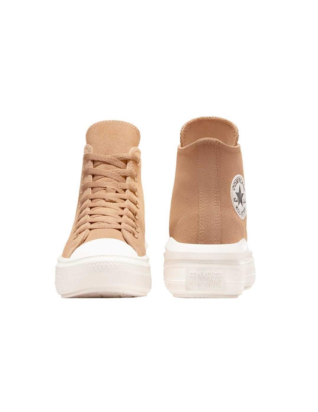 Women's Converse Move platform Brown sneakers 5/7