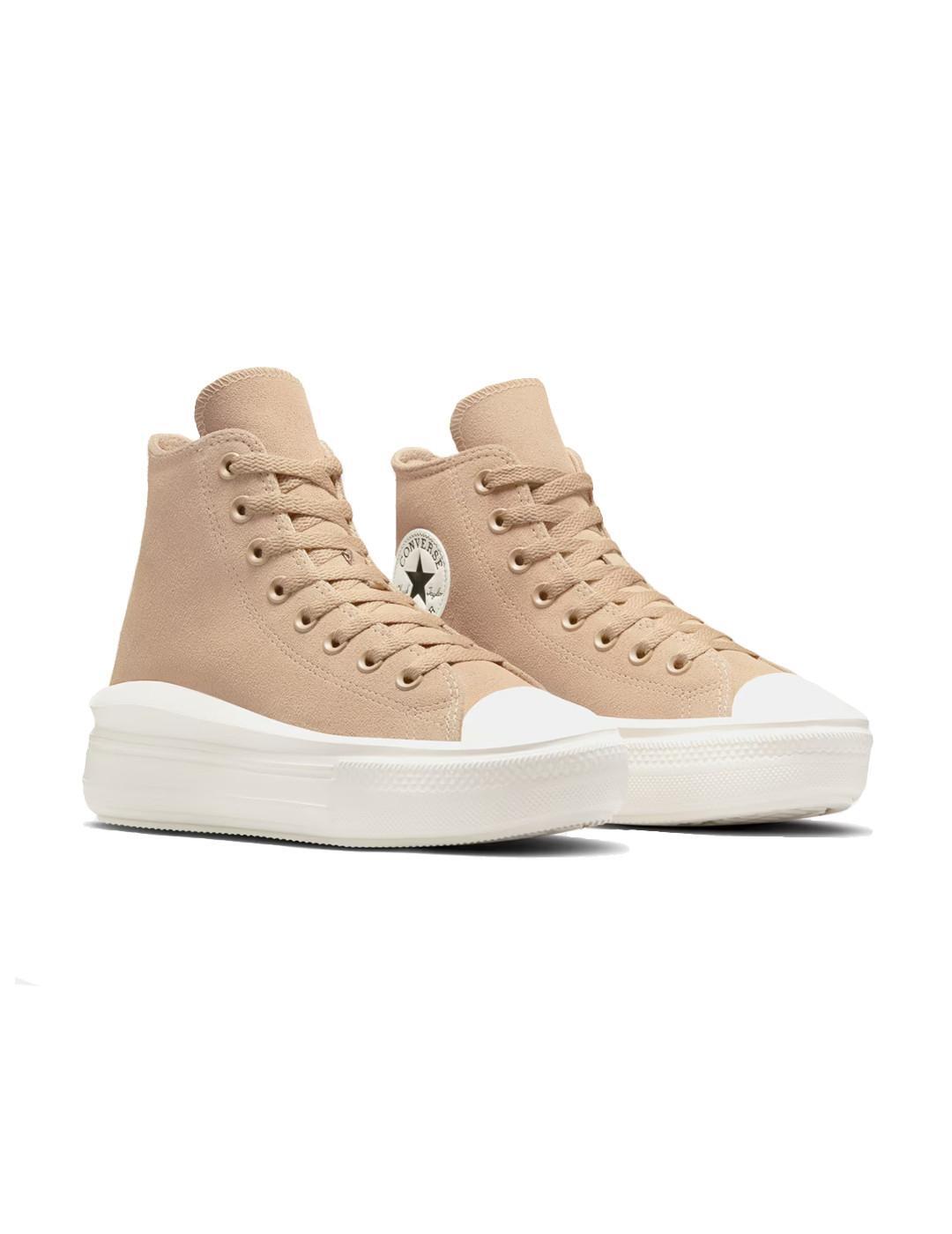 Women's Converse Move platform Brown sneakers 3/7
