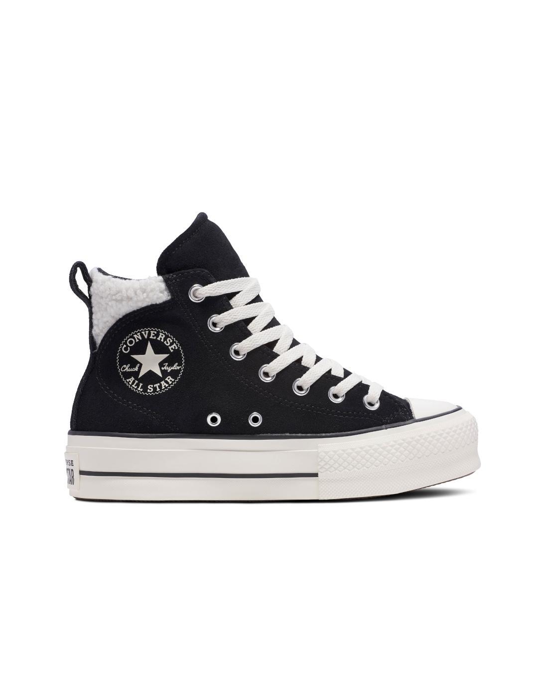 Chaussures pour femme Converse en daim noir 1/4