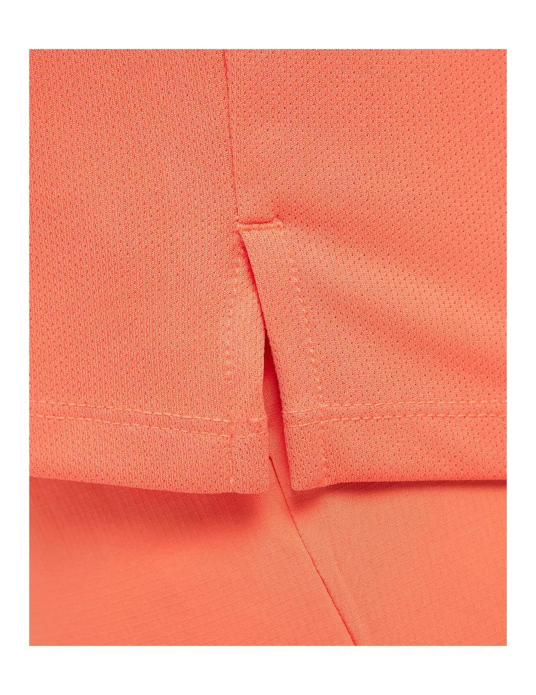Camiseta para Hombre Nike Miler  Coral 3/4