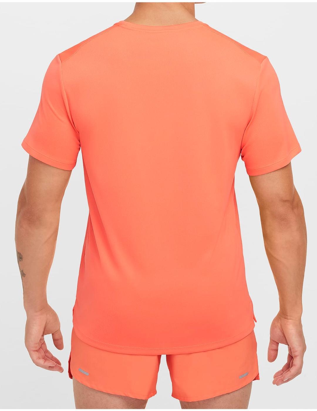 Camiseta para Hombre Nike Miler  Coral 2/4