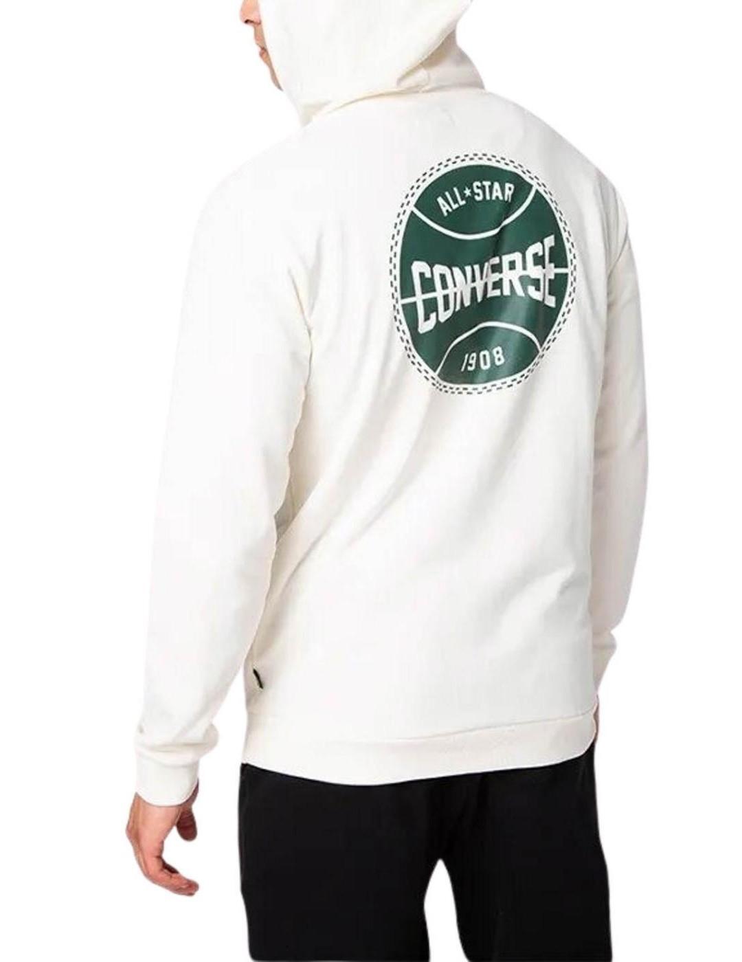 Jersey y sudadera para Hombre Converse Retro hoops Blanco 2/4