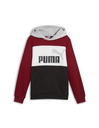 Sweatshirts polaires pour enfant Puma Block hoodie Grenat