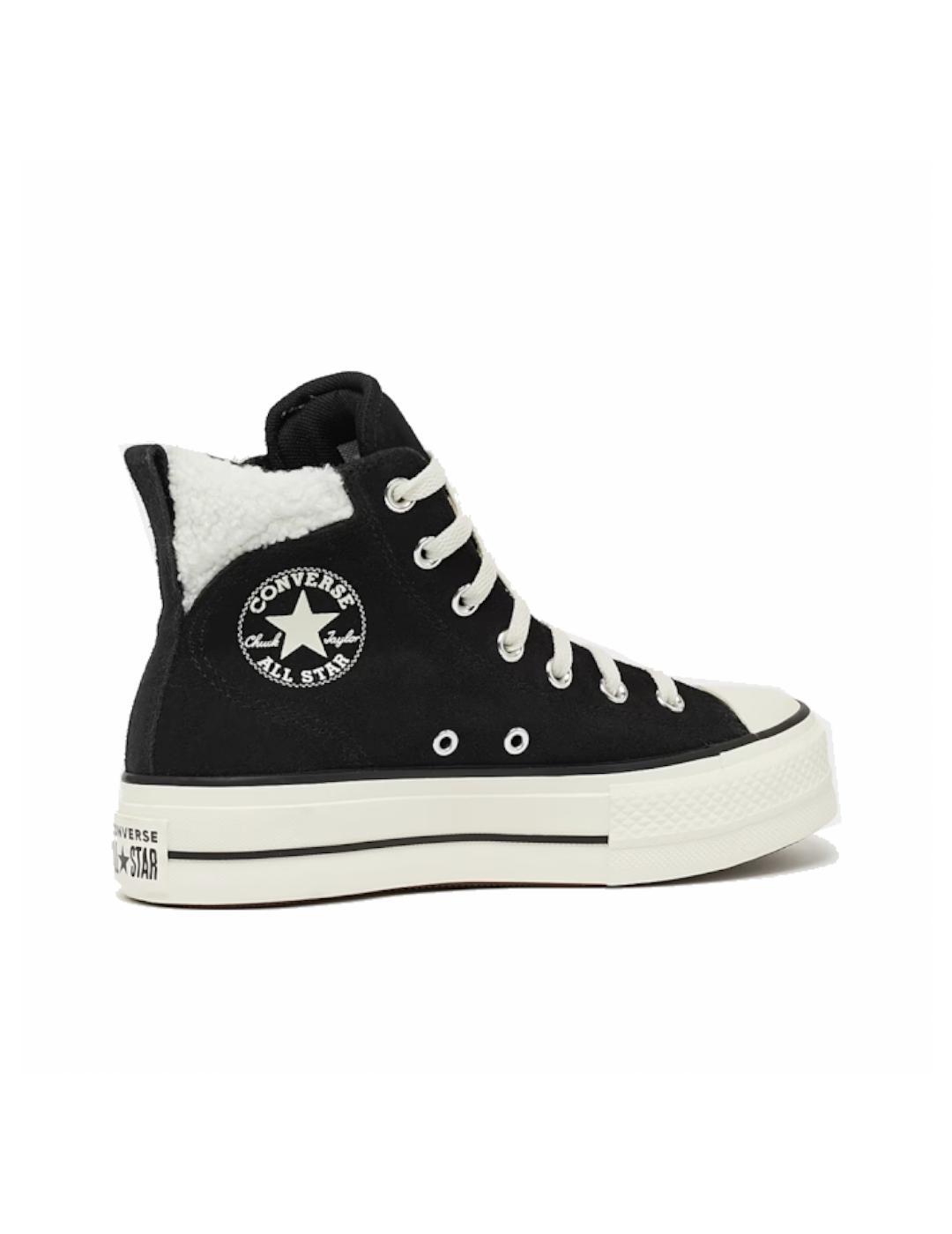 Chaussures pour femme Converse en daim noir 4/4