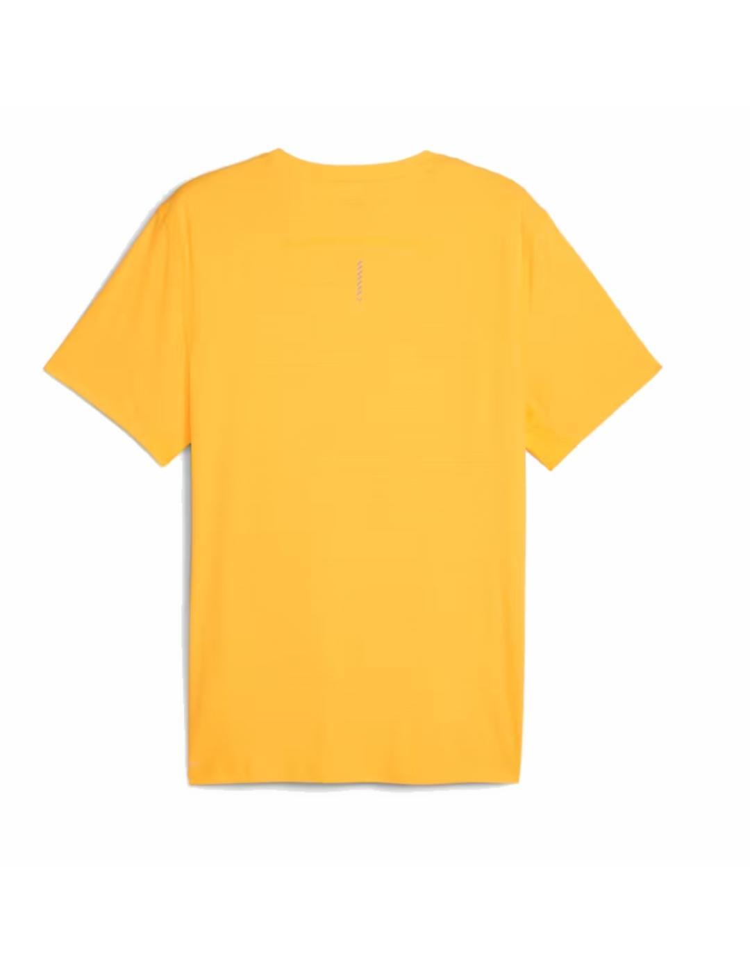Camiseta para Hombre Puma  run favorite velocity  Naranja 4/5