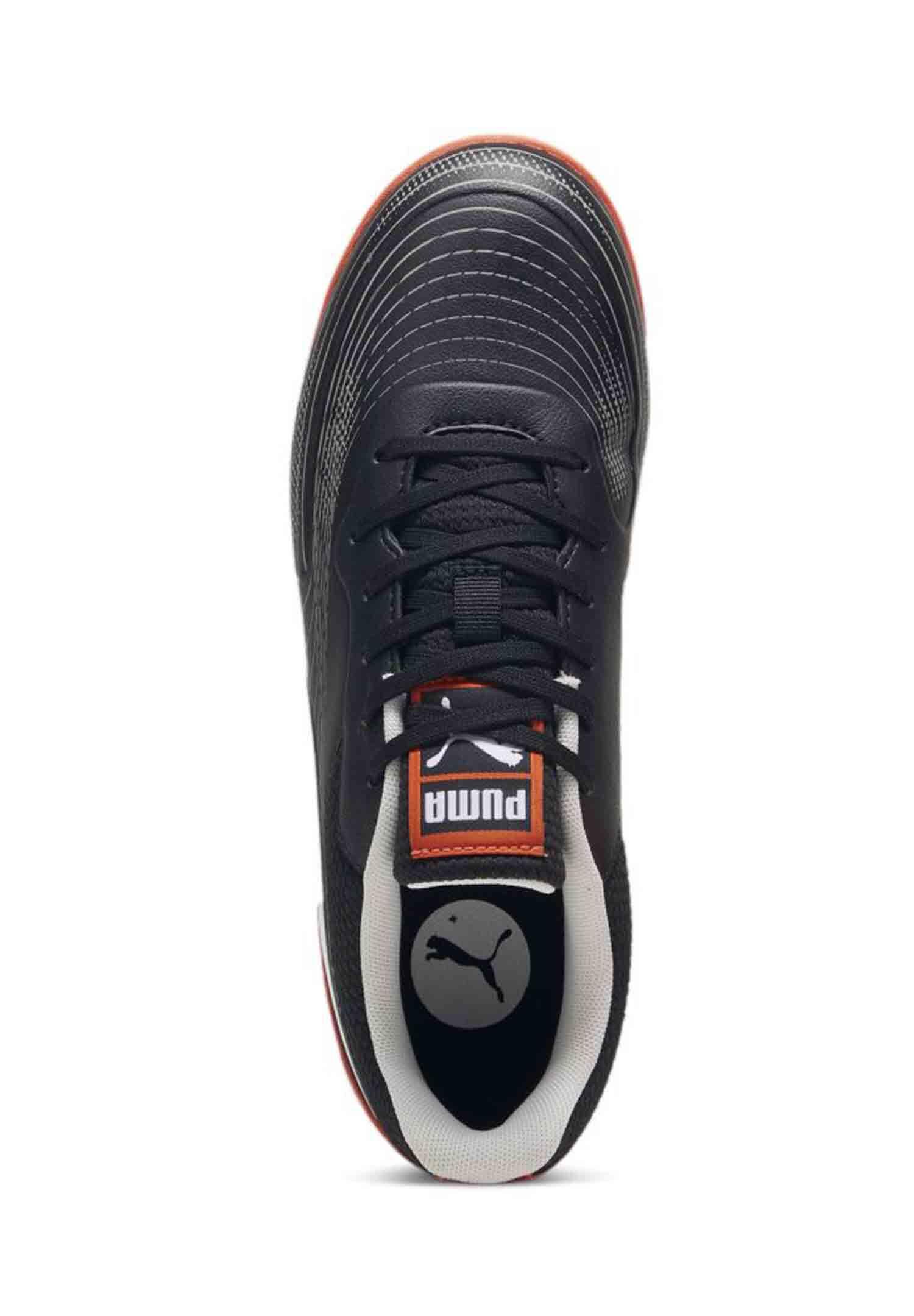 Zapatillas Fútbol Sala Para Niños Puma Truco III Jr Negro. Ágiles 3/7