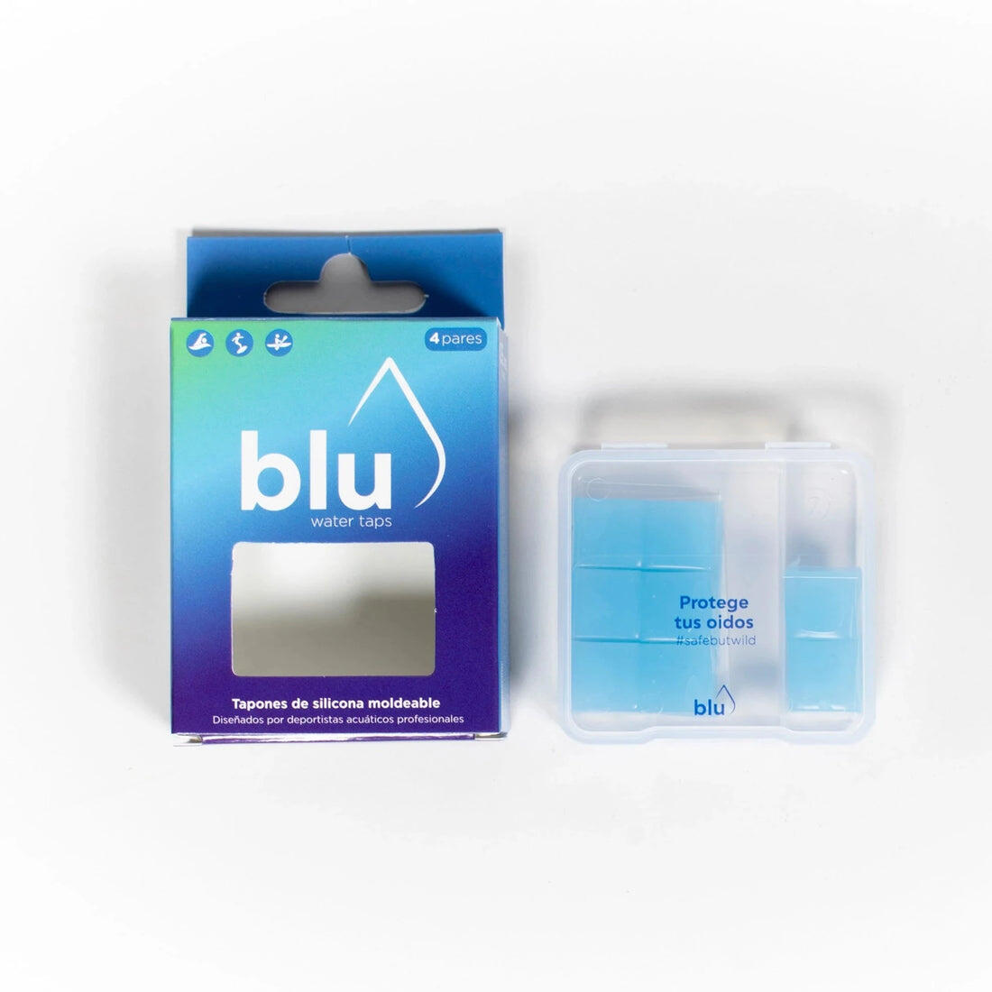 Tapones acuáticos de silicona moldeble BLU -resistentes y adaptables 2/5