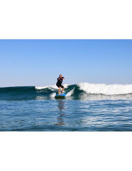 Planche de surf en mousse BIG UP KEVLAR 8´0 BLUE STRIPE BLUE 3/3