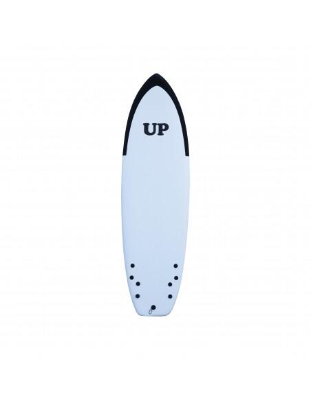 Schaumstoff-Surfbrett GET UP 6´6 WHITE STRIPE GREY 2/7
