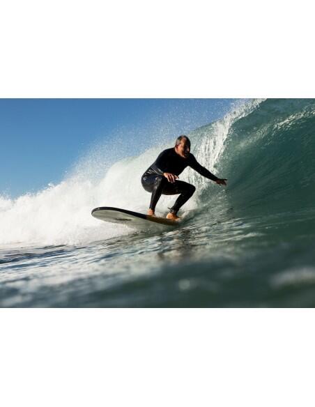 Planche de surf en mousse BIG UP KEVLAR 8´0 BLUE STRIPE BLUE 2/3