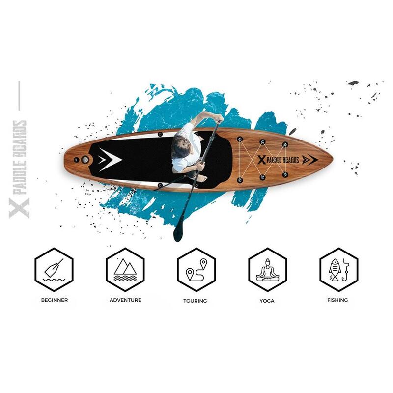 Stand up Paddle Gonflable NATURAL Pack complet