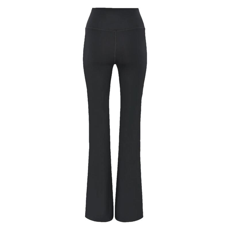 Dames Uitlopende Legging (Zwart)