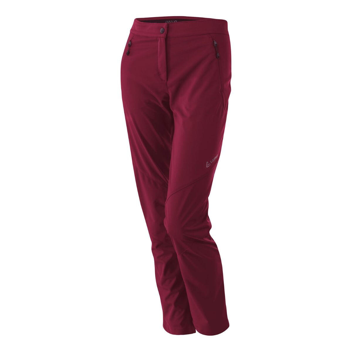 LÖFFLER Pantalone Löffler Elegance Light donna rosso leggero per sci nordico