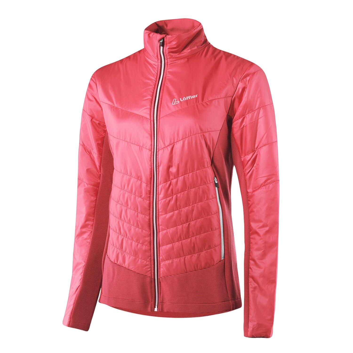 LÖFFLER Löffler PL60 Hybrid Jacket Women Red for Nordic Skiing
