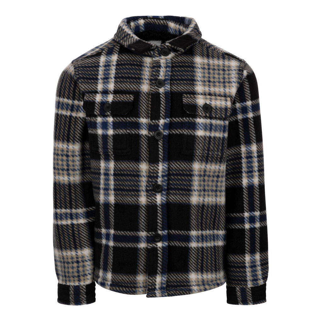 Boys Checkley Microfleece Shirt (Black)