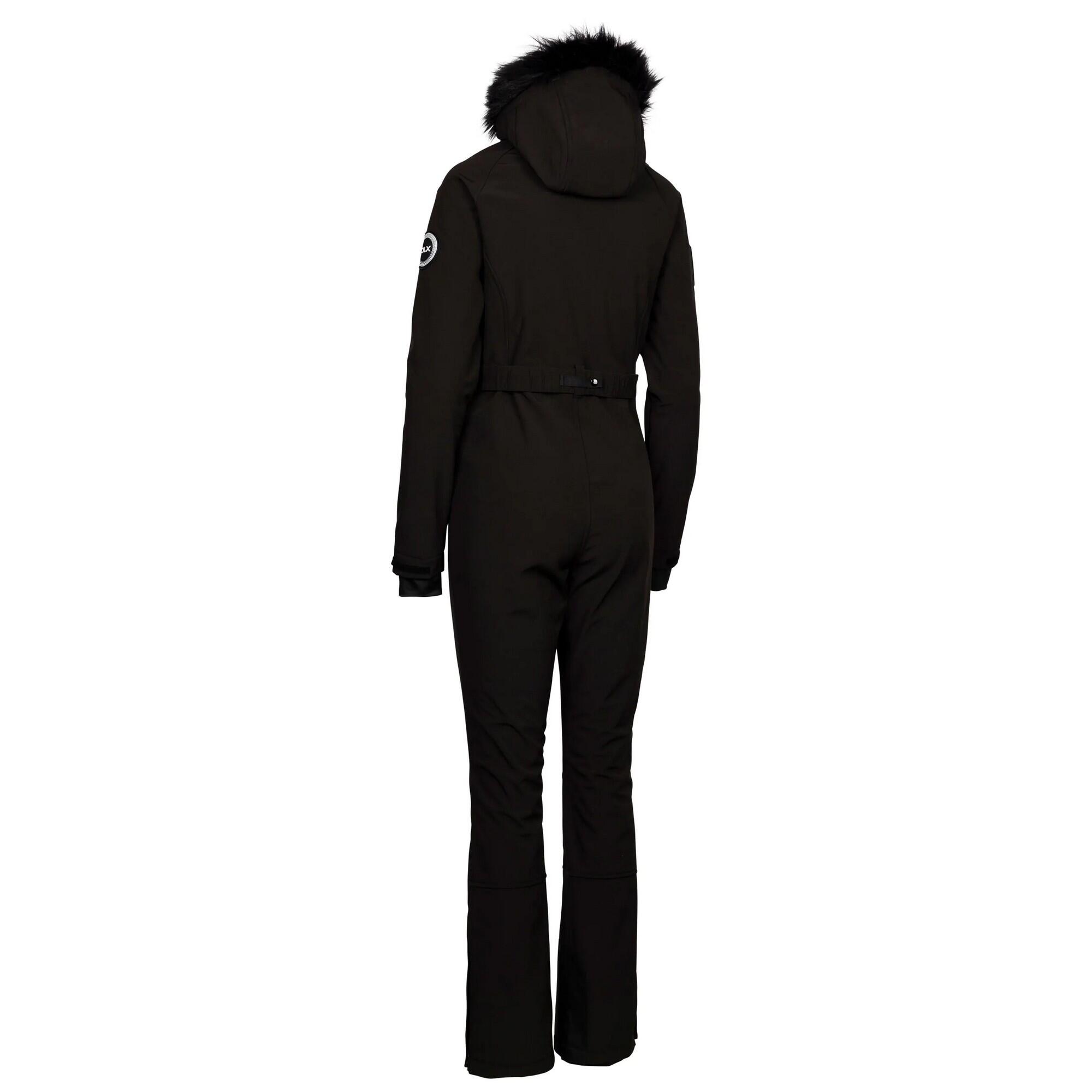 Womens/Ladies Valene DLX Ski Suit (Black) 2/5
