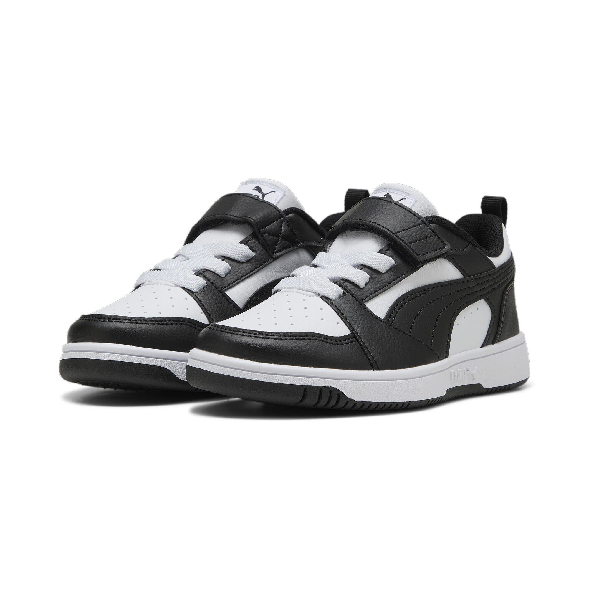 Dziecięce sneakersy PUMA Rebound V6 Lo PUMA White Black