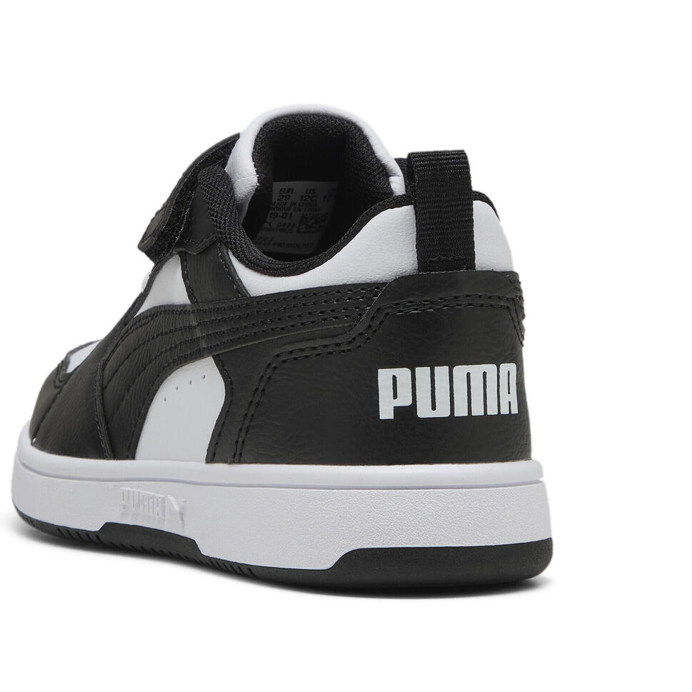 Dziecięce sneakersy PUMA Rebound V6 Lo PUMA White Black