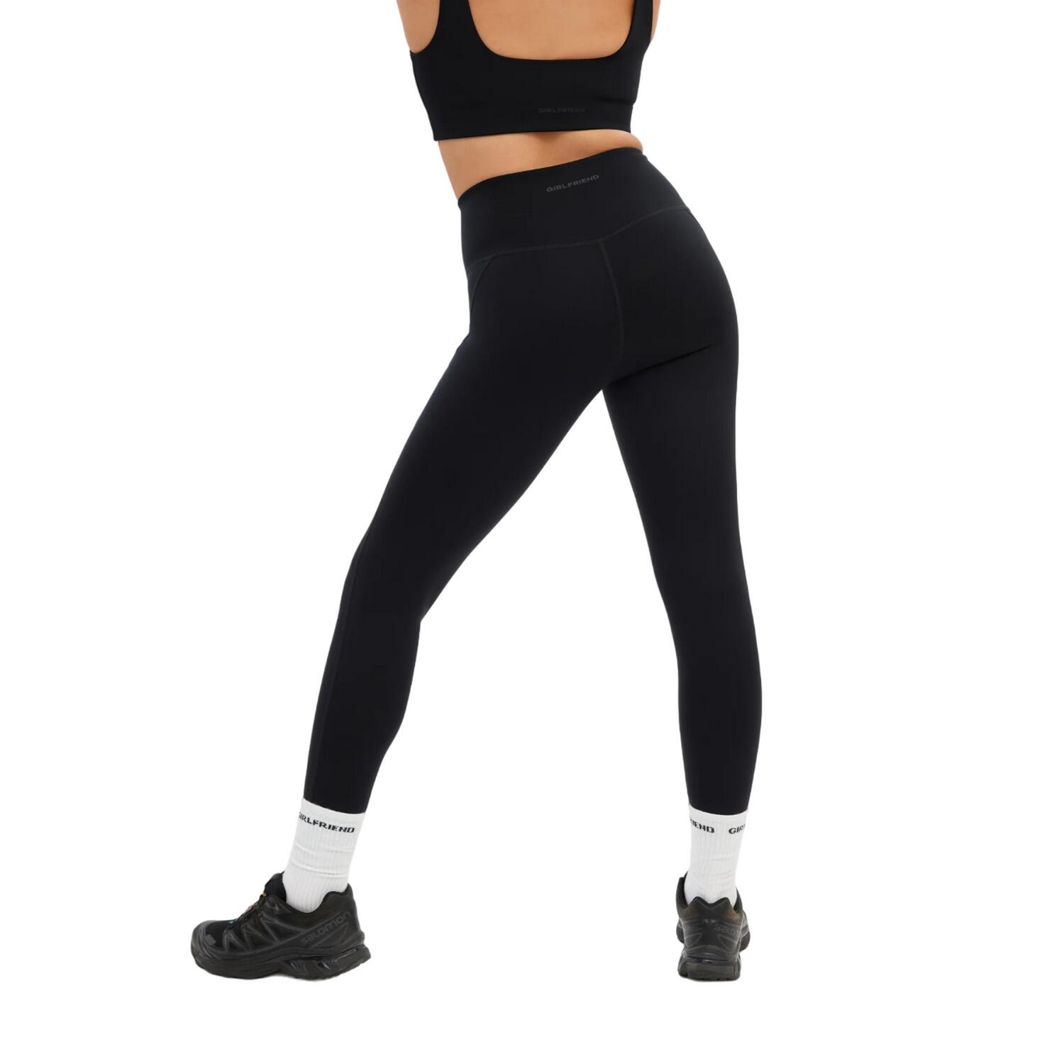 Pantacollant Alta Donna Girlfriend Collective Prism Nero 2/3