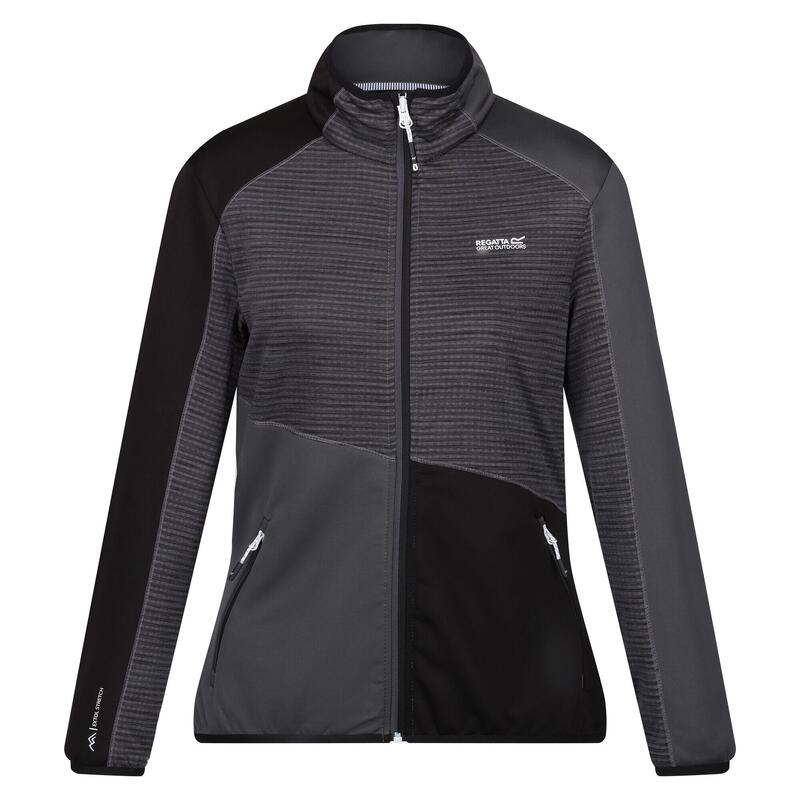 Chaqueta Yare IX de Ligero para Mujer Gris Seal, Negro