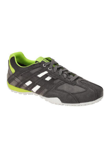 Geox UOMO SNAKE A - Herren Leder Sneaker U4507 A 022EK schwarz