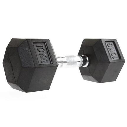 Sechseckige gummierte Hantel 7 kg