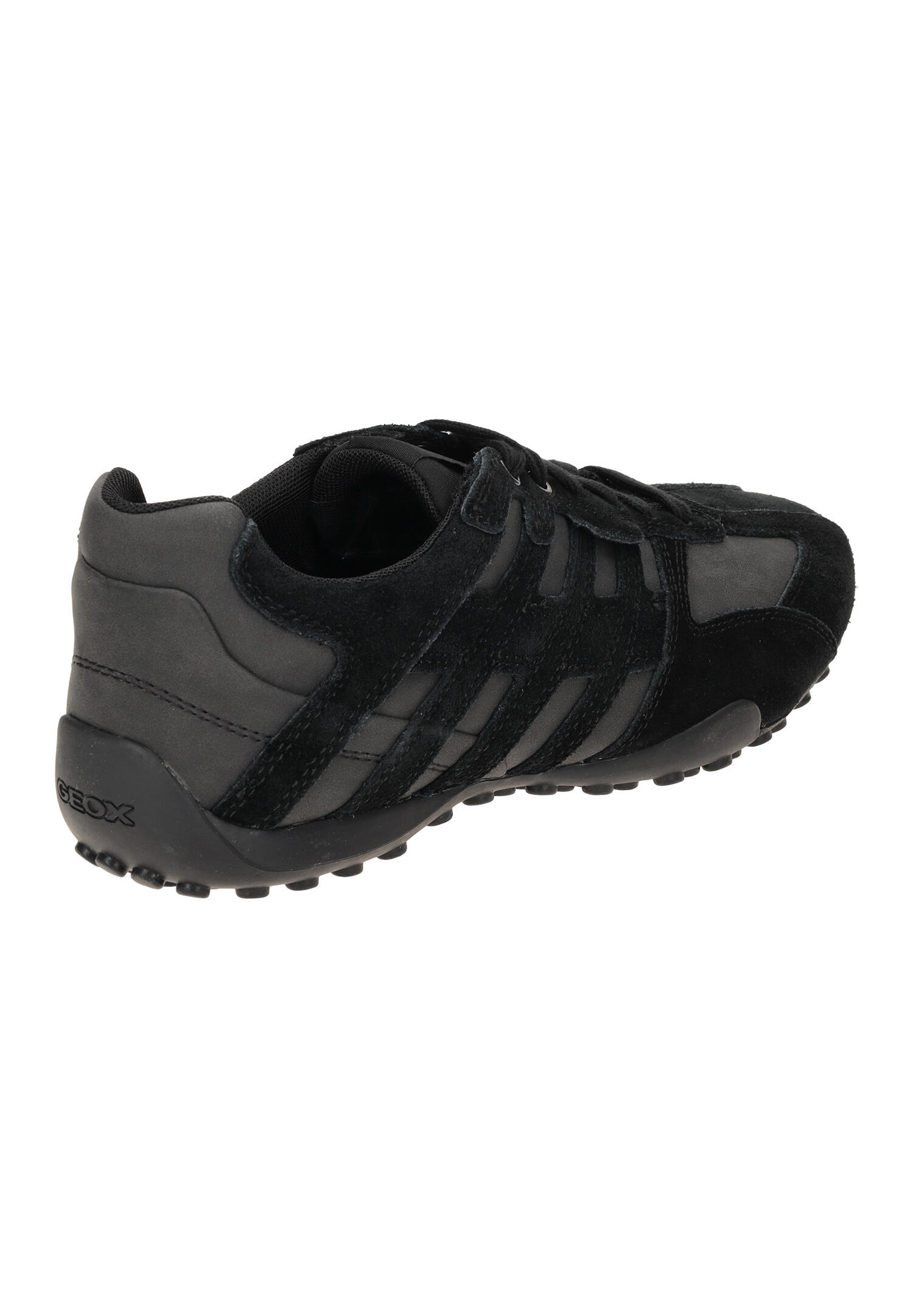 Geox UOMO SNAKE A -  Herren Leder Sneaker U4507 A 022EK schwarz 4/7