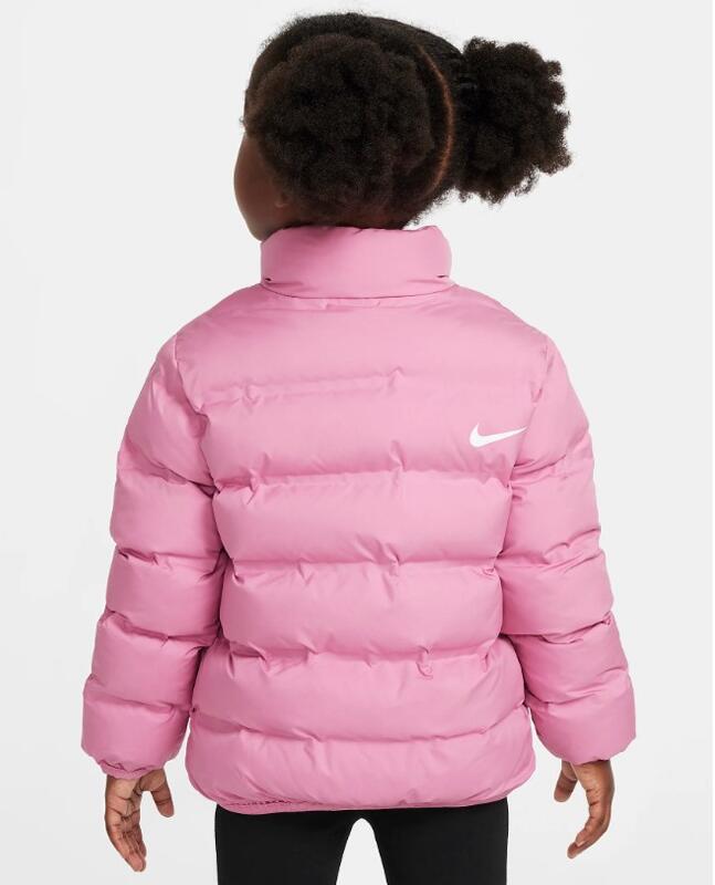 Giubbotto bambina nike swoosh debossed - rosa 2/4