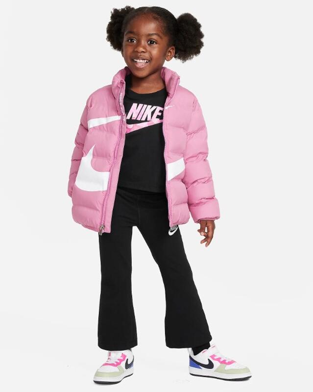 Giubbotto bambina nike swoosh debossed - rosa 4/4