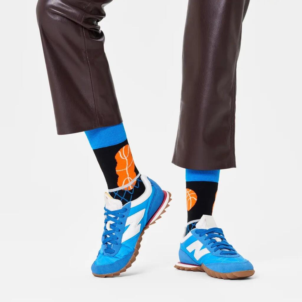 Meias Happy Socks Modelo Dunk Sock Cor Azul 2/5