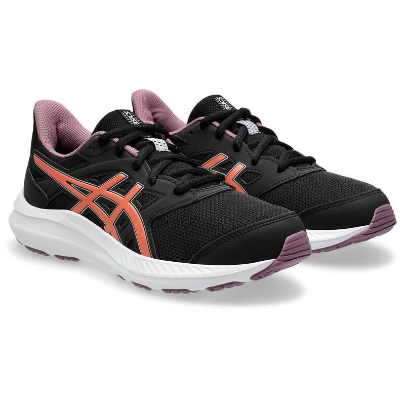 Chaussures De Running Enfants, Unisexe - ASICS Jolt 4 GS - Black/DesertRed