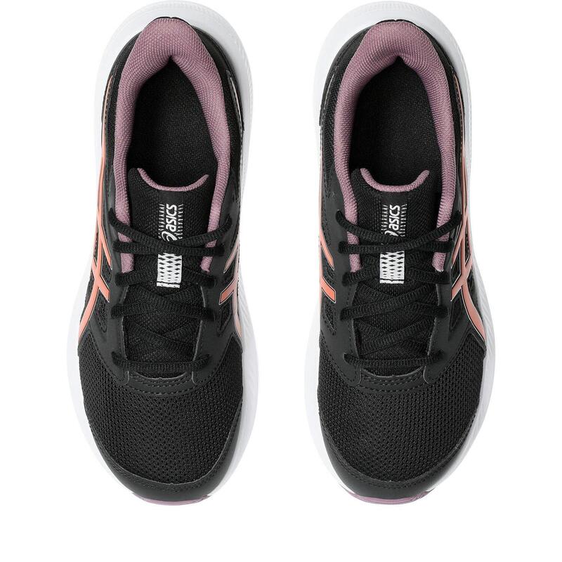 Chaussures De Running Enfants, Unisexe - ASICS Jolt 4 GS - Black/DesertRed